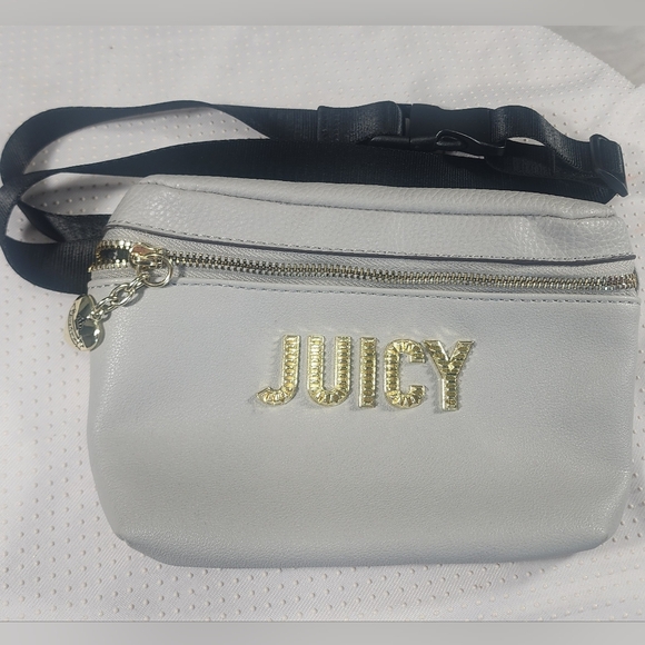 Juicy Couture Handbags - Juicy Couture BLANK CHECK Pebbled Belt Bag Fanny Pack